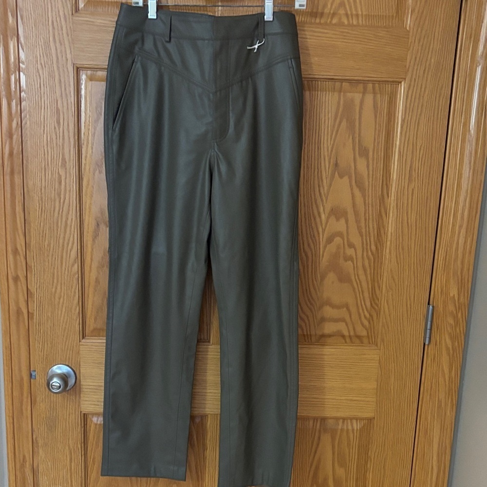AG Adriano Goldschmied Olive Green Trousers